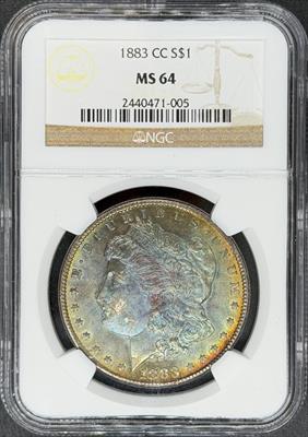 1883-CC Morgan Dollar MS64 NGC