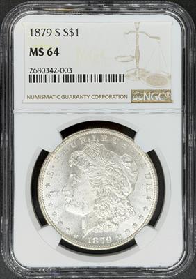 1879-S Morgan Dollar MS64 NGC
