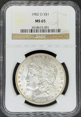1902-O Morgan Dollar MS65 NGC