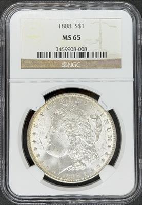 1888 Morgan Dollar MS65 NGC