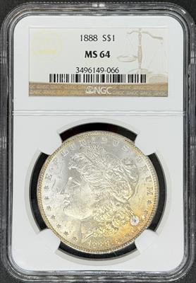 1888 Morgan Dollar MS64 NGC