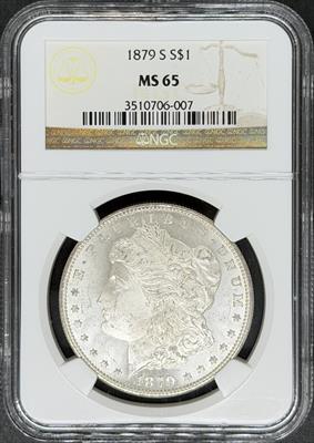 1879-S Morgan Dollar MS65 NGC