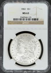 1882 Morgan Dollar MS63 NGC