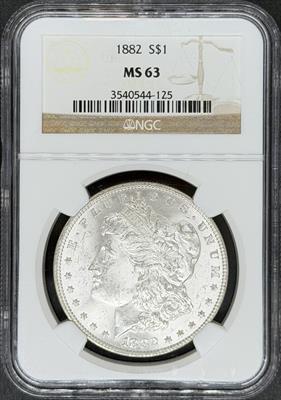 1882 Morgan Dollar MS63 NGC