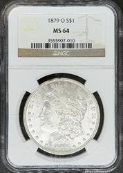 1879-O Morgan Dollar MS64 NGC