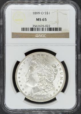 1899-O Morgan Dollar MS65 NGC