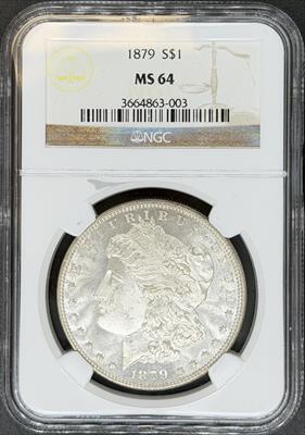 1879 Morgan Dollar MS64 NGC