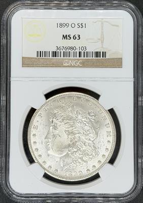 1899-O Morgan Dollar MS63 NGC