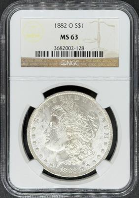 1882-O Morgan Dollar MS63 NGC
