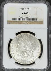 1902-O Morgan Dollar MS63 NGC