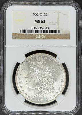 1902-O Morgan Dollar MS63 NGC