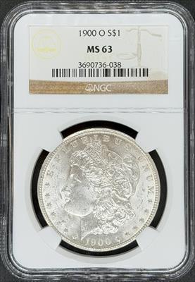 1900-O Morgan Dollar MS63 NGC