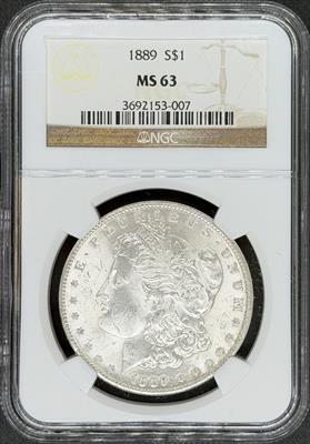 1889 Morgan Dollar MS63 NGC