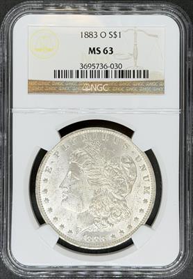 1883-O Morgan Dollar MS63 NGC