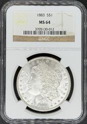 1883 Morgan Dollar MS64 NGC
