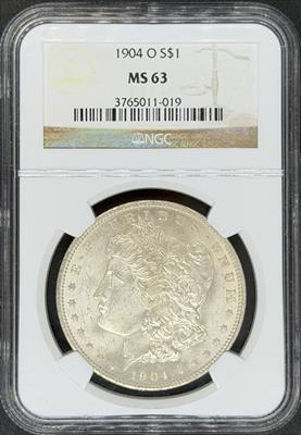 1904-O Morgan Dollar MS63 NGC