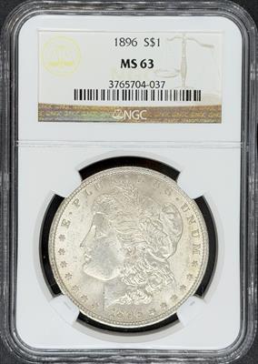 1896 Morgan Dollar MS63 NGC