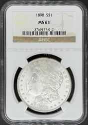 1898 Morgan Dollar MS63 NGC