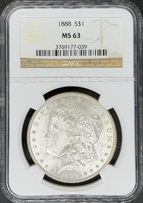 1888 Morgan Dollar MS63 NGC