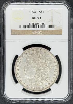 1894-S Morgan Dollar AU53 NGC