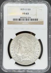 1879-O Morgan Dollar MS63 NGC