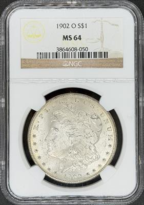 1902-O Morgan Dollar MS64 NGC