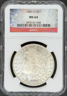 1883-O Morgan Dollar MS64 NGC