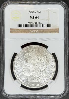 1880-S Morgan Dollar MS64 NGC