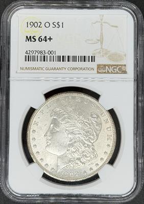 1902-O Morgan Dollar MS64+ NGC