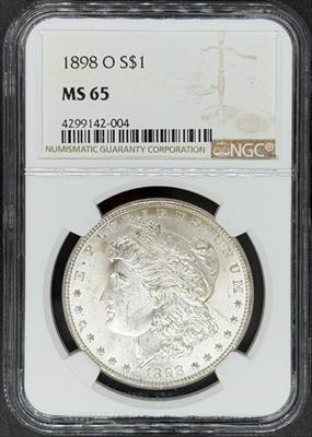 1898-O Morgan Dollar MS65 NGC