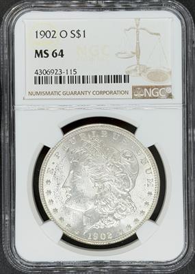 1902-O Morgan Dollar MS64 NGC