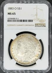 1883-O Morgan Dollar MS65 NGC