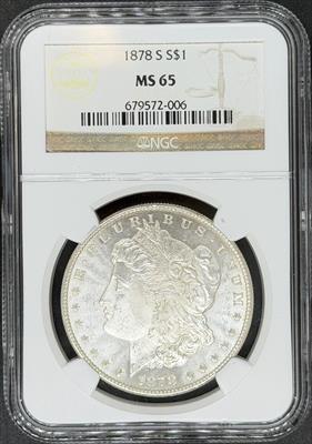 1878-S Morgan Dollar MS65 NGC