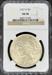 1927-D Peace Dollar AU58 NGC