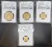 2016 4pc Gold Eagle Set MS70 NGC