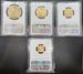 2016 4pc Gold Eagle Set MS70 NGC