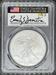 2021-S T2 Silver Eagle MS70 PCGS First Day Issue Damstra Signed First Day Issue