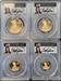 2022-W 4pc Gold Set PR70DCAM PCGS Advanced Release Sabin Signed
