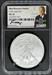 2020 Silver Eagle MS70 NGC Moy Signed Black Core