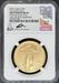 2022 G$50 Eagle Mint Error Obverse Struck Thru MS69 NGC First Day Issue Motl Signed