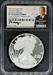2021-W T1 Silver Eagle PF70UCAM NGC Advanced Release Moy Signed Black Core