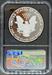 2021-W T1 Silver Eagle PF70UCAM NGC Advanced Release Moy Signed Black Core