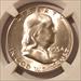 1954 S Franklin Half Dollar MS65 NGC Portrait Label
